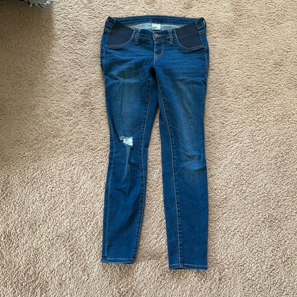 Old Navy Maternity Rockstar Side Panel Jeans